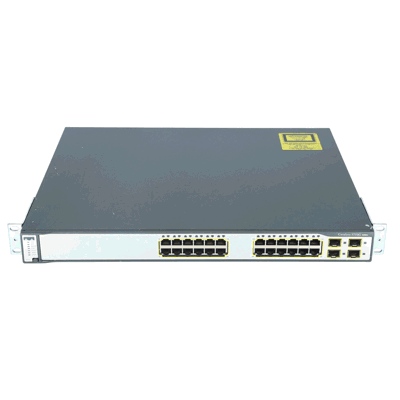 سوئیچ سیسکو مدل WS-C3750G-24TS-S1U